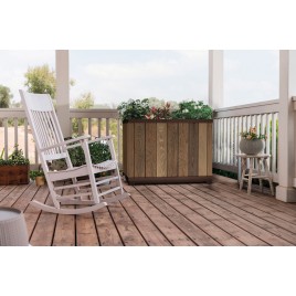 KETER DECO RECTANGLE TALL Donica, 45,5 x 76 x 55 cm, orzech 17213625