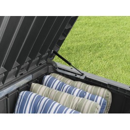 KETER ROCKWOOD 570L Skrzynia ogrodowa 155 x 72,4 x 64,4 cm, grafit 17197729