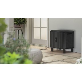 KETER VELO 113L Stół ogrodowy ze schowkiem 62,4 x 47 x 59,3 cm, grafit 17214470