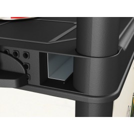 KIS PLUS 120/5 Regal 120x40x187cm, czarny