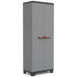 KIS STILO HIGH Szafka ogrodowa 68x39x173cm ciemny szary/czarny