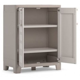 OUTLET KIS GULLIVER LOW Szafka ogrodowa 80x44x100cm beż ROZPAKOWANE