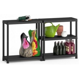 KIS PLUS 90/40/5 Regał 90x40x182cm, czarny