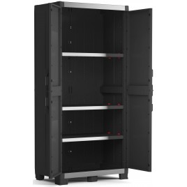 KIS XL GARAGE HIGH Szafka ogrodowa 89x54x188cm czarna