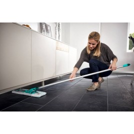 LEIFHEIT Profi micro duo Mop podłogowy 42 cm z drążkiem aluminiowym (Click System) 55045