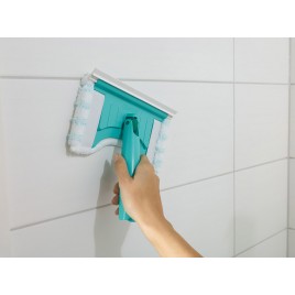 LEIFHEIT Bath Cleaner Myjka łazienkowa 20 cm z drążkiem teleskopowym (Click System) 41700