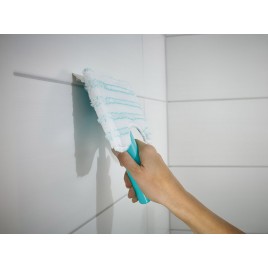 LEIFHEIT Bath Cleaner Myjka łazienkowa 20 cm z drążkiem teleskopowym (Click System) 41700