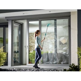 LEIFHEIT Window Slider XL Ściągaczka 40 cm z drążkiem teleskopowym (Click System) 51523