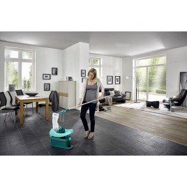 OUTLET!! LEIFHEIT Wiadro z wyciskaczem do mopa Profi, na kółkach 55076