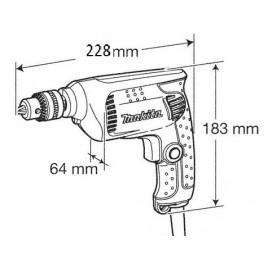 Makita 6412 Wiertarka 1,5-10mm, 450W