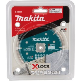 Makita E-02060 X-LOCK Tarcza diamentowa 115x22,23mm
