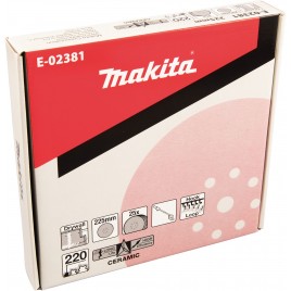 Makita E-02381 Papier szlifierski 225mm, K220, 25szt.
