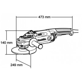 Makita GA9020 Szlifierka kątowa 230mm, 2200W