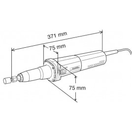 Makita GD0810C Szlifierka bezpośrednia (750W/6mm)
