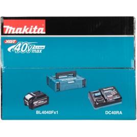 Makita Zestaw zasilający Li-ion XGT 40V 1xBL4040F+DC40RA+Makpac 1915D9-2