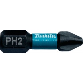 Makita B-63616 Bit wkrętakowy udarowy 1/4" Impact Black PH2, 25mm/2ks