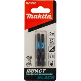 Makita B-63806 Końcówka wkrętakowa Impact Black, T30, 50 mm, 2 szt.