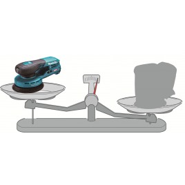 Makita BO001CGZ Bezprzewodowa szlifierka 125mm Li-ion XGT 40V, bez aku