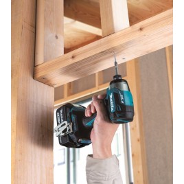 Makita DTD173RTJ Akum. wkrętarka udarowa 1/4" Li-ion LXT (18V/ 2x 5,0Ah), Makpac