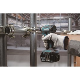 Makita DTD173RTJ Akum. wkrętarka udarowa 1/4" Li-ion LXT (18V/ 2x 5,0Ah), Makpac