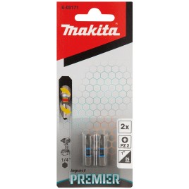 Makita E-03171 Końcówka wkrętakowa udarowa PZ2-25 mm IMPACT PREMIER TYP C, 2 szt