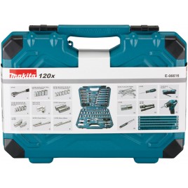 Makita E-06616 120-częściowy zestaw narzędzi