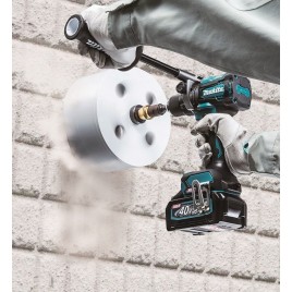 Makita HP001GM201 Wiertarko-wkrętarka udarowa 2-biegowa akumulatorowa 2x40V/4,0Ah, Makpac