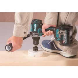 Makita HP001GM201 Wiertarko-wkrętarka udarowa 2-biegowa akumulatorowa 2x40V/4,0Ah, Makpac