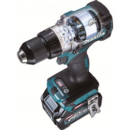 Makita HP001GM201 Wiertarko-wkrętarka udarowa 2-biegowa akumulatorowa 2x40V/4,0Ah, Makpac