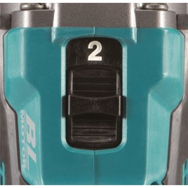 Makita HP001GM201 Wiertarko-wkrętarka udarowa 2-biegowa akumulatorowa 2x40V/4,0Ah, Makpac