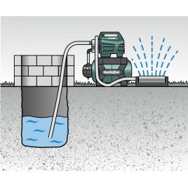 Metabo HWW 4500/25 Inox Hydrofor domowy (1300W/24 L) 600972000