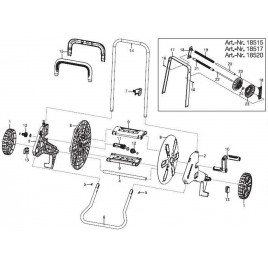 GARDENA CleverRoll M Wózek na wąż 1/2''- 60m , 18511-20