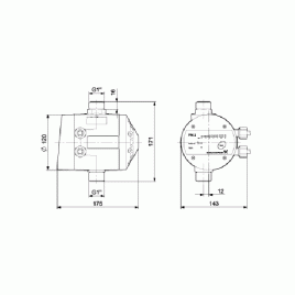 Grundfos PM 2 Sterownik ciśnienia 96848740