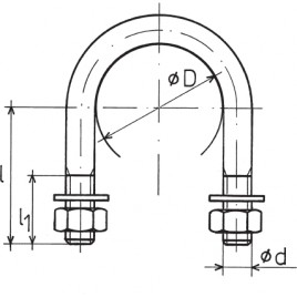 RABOVSKÝ jarzmo, 93 mm, M12, 3" 17710093