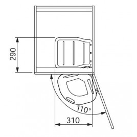 Franke Sorter Mini, Sortownik odpadów 121.0176.518