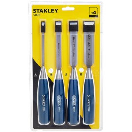Stanley 0-16-129 4-częściowy zestaw dłut, seria 5002 (6, 12, 18, 25mm)