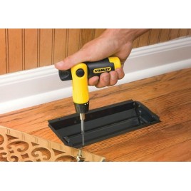 Stanley 0-63-022 Wkrętak pistoletowy z grzechotką z zestawem końcówek, 25 sztuk