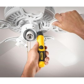 Stanley 0-63-022 Wkrętak pistoletowy z grzechotką z zestawem końcówek, 25 sztuk