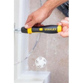 Stanley 0-63-038 Wkrętak pistoletowy z grzechotką z zestawem końcówek, 40 sztuk