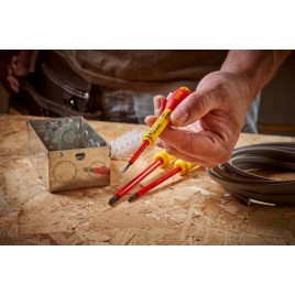 Stanley 0-65-443 FatMax Zestaw wkrętaków dla elektryków (płaskie/Pozidriv), 6 sztuk