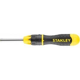 Stanley 0-68-010 Multi-Bit wkrętak z grzechotką i 10 wymiennymi końcówkami