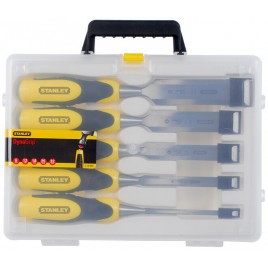 Stanley 2-16-885 DynaGrip Zestaw 5 dłut (6, 12, 18, 25, 32mm)