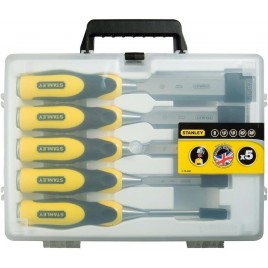 Stanley 2-16-888 DynaGrip Zestaw 5 dłut (6, 10, 15, 20, 25mm)