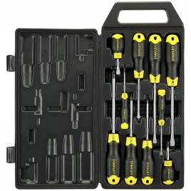 Stanley 2-65-005 CushionGrip Zestaw wkrętaków płaskich i Phillips, 10 sztuk