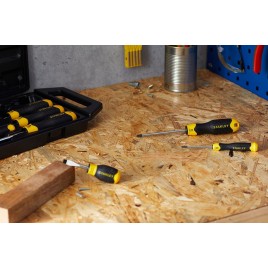 Stanley 2-65-005 CushionGrip Zestaw wkrętaków płaskich i Phillips, 10 sztuk