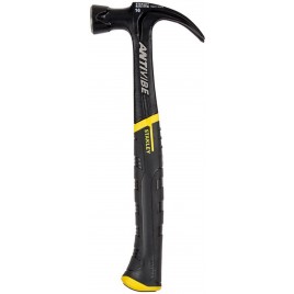 Stanley FMHT1-51275 FatMax AntiVibe Młotek ciesielski, pazur zakrzywiony, 453g