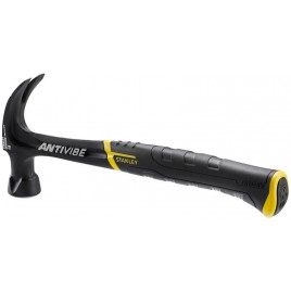 Stanley FMHT1-51275 FatMax AntiVibe Młotek ciesielski, pazur zakrzywiony, 453g