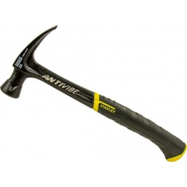 Stanley FMHT1-51278 FatMax AntiVibe Młotek ciesielski, pazur prosty, 567g