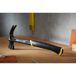 Stanley FMHT1-51278 FatMax AntiVibe Młotek ciesielski, pazur prosty, 567g