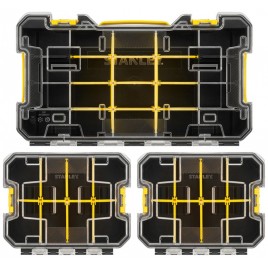 Stanley FMST61150-1 FatMax Pro-Stack Zestaw 3 organizerów (2/3 + 2x1/3) Stanley FMST61150-1 FatMax Pro-Stack Zestaw 3 organizerów (2/3 + 2x1/3)